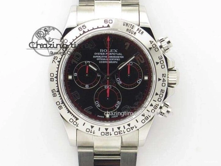 SH3131 GV on Black Bracelet Best ARF Dial Steel 1:1 Edition Milgauss 904L 116400 0803